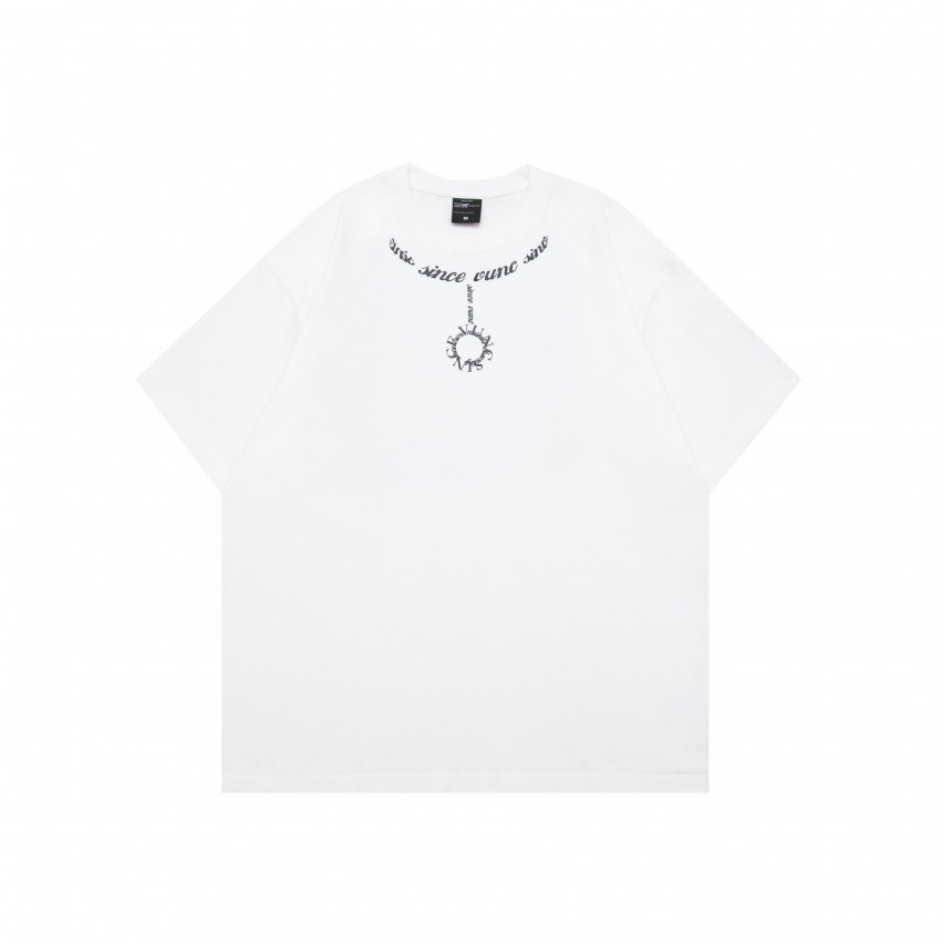 Printed t-shirt country fashion brand loose cotton short-sleeved men's