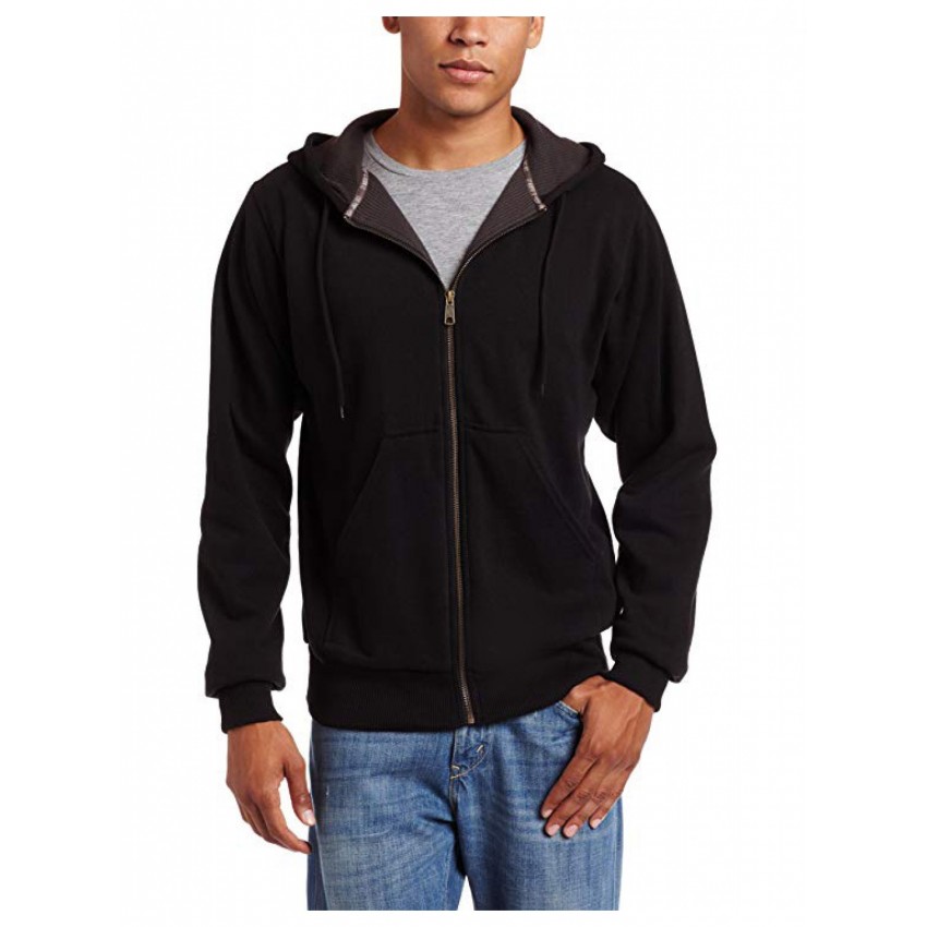 Men's Thermal-Lined Fleece Hoodie