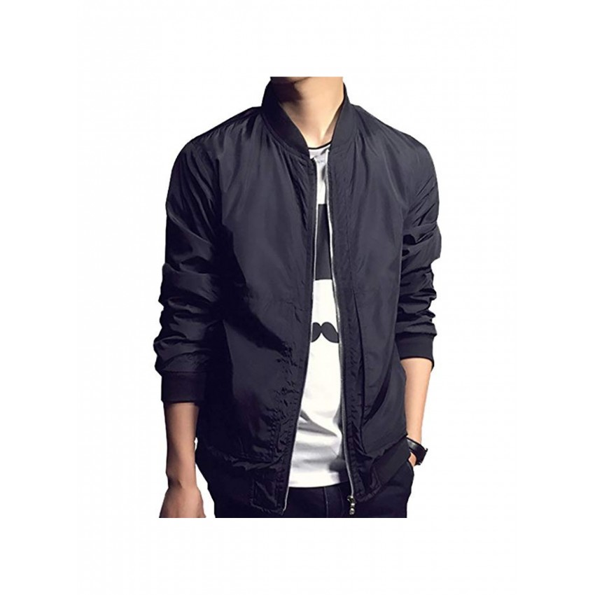 Mens Bomber Jacket Softshell Sportswear Lightweight Slim Jacket Coat