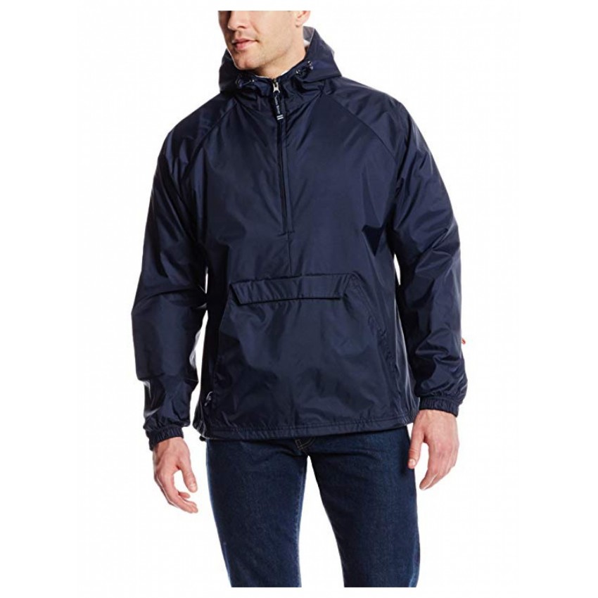 Men's Classic Solid Windbreaker Pullover