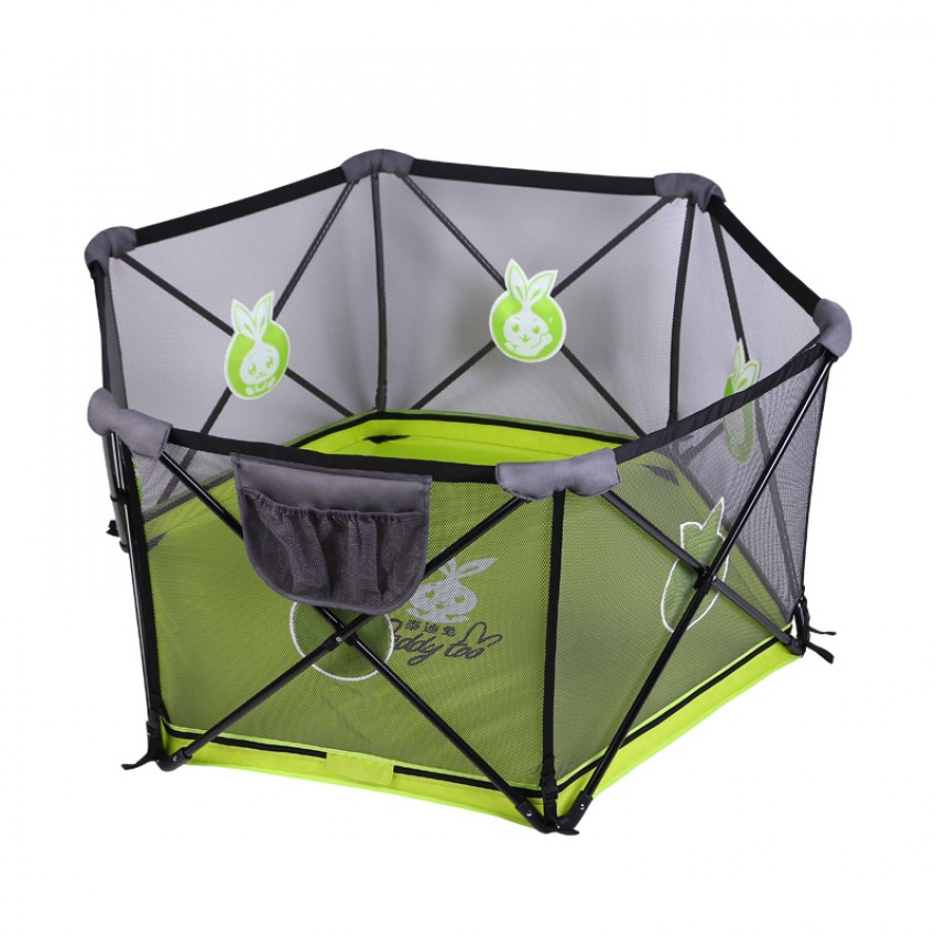 6-Panel Portable Play Yard Indoor & Outdoor