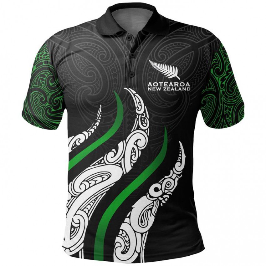 New Zealand Aotearoa Rugby Polo Shirt