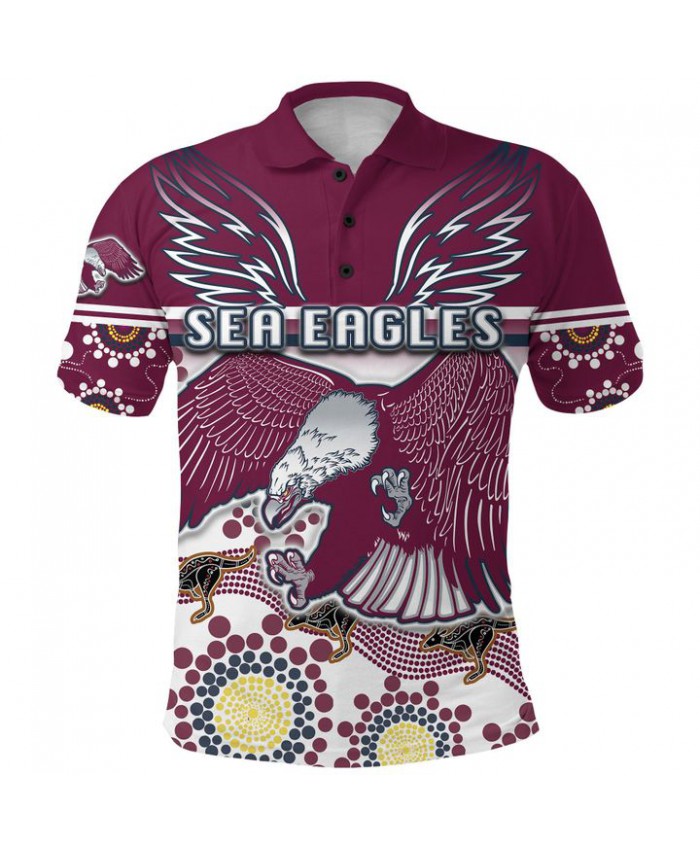 Sea Eagles Rugby Indigenous Polo Shirt
