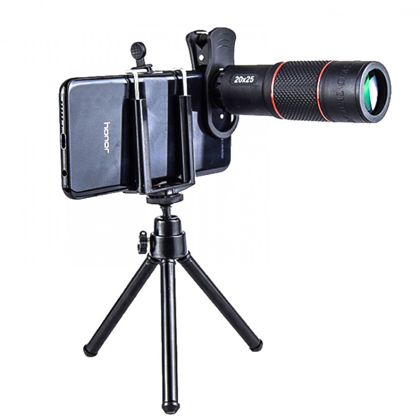 Portable outdoor mobile phone zoom telephoto lens